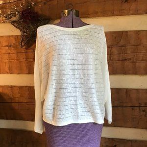 Joie Dolman Sleeve Sweater Off White